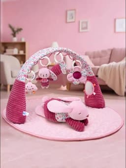 3 in 1 Baby Activity Gym Thickened Educational Fitness Frame for Children Foldable Infant Tummy Time Play Mat Stable Baby Toys