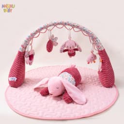 3 in 1 Baby Activity Gym Thickened Educational Fitness Frame for Children Foldable Infant Tummy Time Play Mat Stable Baby Toys