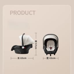 High-view Three-in-one Newborn Baby Stroller Two-way Lightweight Sitting and Lying Portable Stroller