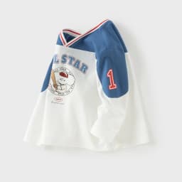 Dave Bella Children Cotton Pullover Spring Autumn Boys Clothes Kids Cartoon Print V-neck T-shirt Baby Long Sleeve Tops DB1260789