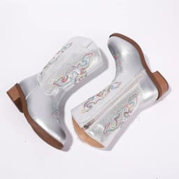 New Little Girls Leather Boots for Princess Toddlers Spring Autumn Kids High Heel Ankle Boots Fashion Children's Catwalk Boots
