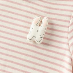 Dave Bella Children's T-shirt Autumn Girl's Sweet Pink Striped Bottoming Shirt Casual Baby Cotton Top Gentle Party DB3253527