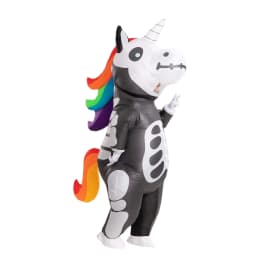 Inflatable Costume Adult Full Body Unicorn Blow Up Suit for Carnival Christmas Thanksgiving Holiday Cosplay Party (155-190CM)