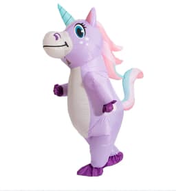 Inflatable Costume Adult Full Body Unicorn Blow Up Suit for Carnival Christmas Thanksgiving Holiday Cosplay Party (155-190CM)