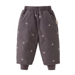 Dave Bella Girls Down Pants Autumn Winter Baby Elastic Waist Plush Trousers Waterproof Outerwear Children Casual Pants DB4254008