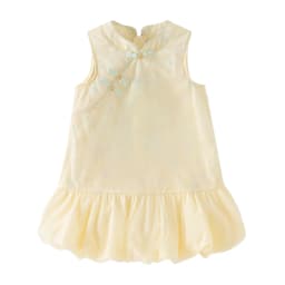 Dave Bella Girls Elegant Dresses Summer Children Clothing Kids Princess Dress Cotton Sweet Charm Party Cheongsam Style DB2262101