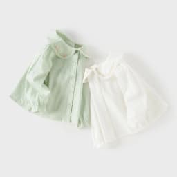 Dave Bella Girls Long Sleeved Spring Shirt Autumn Cotton Children Lapel Blouse Baby Breathable Top Sweet Party Fashion DB1260484