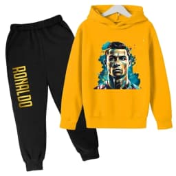 Cristiano Ronaldo CR7 Cosplay Costumes Kid Football Idol Child Hoodie Set Pant Suit Kid High Quality Boy Girl Clothing Tracksuit