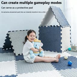 4/8/16 Pcs Cushion, Baby Crawling, Non-Slip Floor Mat for Kids, Mat Family Interlocking Foam Floor Tiles, Home Gym Equipment Mat