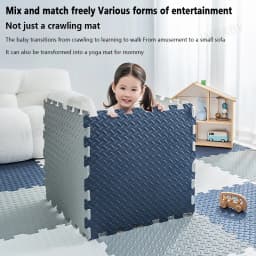 4/8/16 Pcs Cushion, Baby Crawling, Non-Slip Floor Mat for Kids, Mat Family Interlocking Foam Floor Tiles, Home Gym Equipment Mat