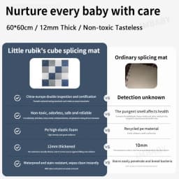 4/8/16 Pcs Cushion, Baby Crawling, Non-Slip Floor Mat for Kids, Mat Family Interlocking Foam Floor Tiles, Home Gym Equipment Mat