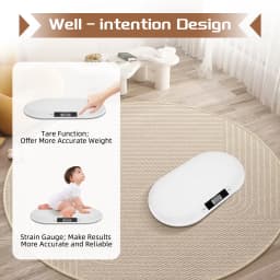 Electronic Weight Scale Digital Baby Scale 20kg 44lb 10g Precise Weighing Scale for Newborns Infants Toddlers Home Health Care