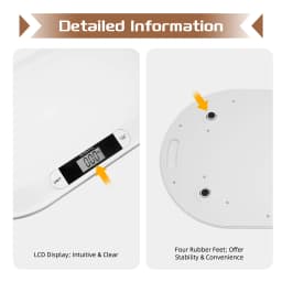 Electronic Weight Scale Digital Baby Scale 20kg 44lb 10g Precise Weighing Scale for Newborns Infants Toddlers Home Health Care