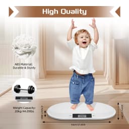 Electronic Weight Scale Digital Baby Scale 20kg 44lb 10g Precise Weighing Scale for Newborns Infants Toddlers Home Health Care