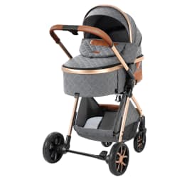 3 in 1 Stroller Baby Stroller Baby Car Luxury High Landscape Lightweight Portable Foldable Travel Pram Newborn Carriage Hand Push Four Wheel Trolley with Baby Car Seat Memory Cotton Mattress and Storage Bag Multi Functional 3 in 1 Stroller