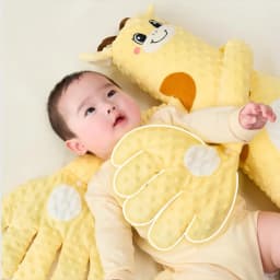 Baby Patting Pillow 3 Adjustable Modes Interactive Stuffed Animal Crib Soother Cushion For Nurserys Car Seat Bedtime Travel
