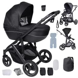 3 in 1 Stroller Baby Stroller Multi Functional Luxury High Landscape High Quality Lightweight Portable Foldable Travel Pram Newborn Carriage Shop Cart Street Fashion Tide Parent Good Choose Pushchair eith Baby Car Seat