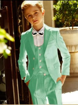 Multi-colors Boys Handsome Suit Set 3 Pieces Performance Outfit Smart Classic Notched Lapel Kids Tuxedo Wedding Party Wear