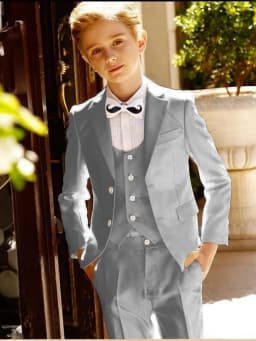 Multi-colors Boys Handsome Suit Set 3 Pieces Performance Outfit Smart Classic Notched Lapel Kids Tuxedo Wedding Party Wear