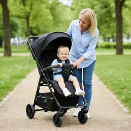 2-in-1 Baby Stroller Simple Assembly Cheap and Practical Light and Portable Travel High Landscape Pram Good Choice for Parents Popular