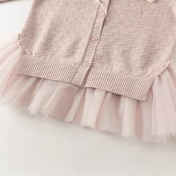 Dave Bella Children Autumn Spring Mesh Sweater Coat Girls Long Sleeve Knitted Cardigan Cute Tops Kids Outdoor Clothes DK3262709