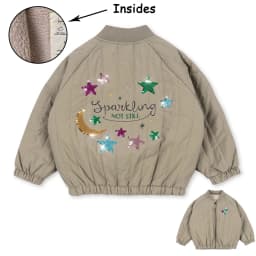 2026 New Autumn Baby Boys Jackets Winter KS Lambswool Cartoon Sequin Outerwear Girls Windproof Coat Flight Suit Kid Clothes 1-9Y