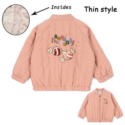 2026 New Autumn Baby Boys Jackets Winter KS Lambswool Cartoon Sequin Outerwear Girls Windproof Coat Flight Suit Kid Clothes 1-9Y