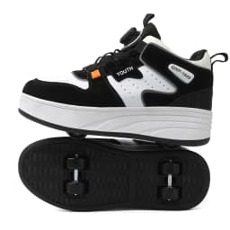 Students Children's Shoes Four Wheel Light Shoes Boys Invisible Roller Shoes Large Size Outdoor Sports Walking Shoes Women