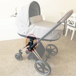 Baby Buggy Adapter For Cybex Priam 3/4/5 JSW Pushchair And Aton Cloud Q/Z Maxi-Cosi Car Seat Converter Stroller Basket Connector