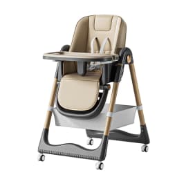 PANGDUBE Baby High Chair for Feeding Reclining, Folding and Lifting Baby Eating Chair with Wheels High Chair for Babies Seats