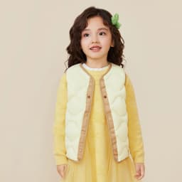 Mini Bala Kids Down Vest Winter Reversible Duck Down Waterproof Windproof Warm Lightweight for Outdoor Activities Macaron Color