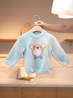 Dave Bella Children's Sweater Autumn Winter Baby Comfortable Warm Top Children's Clothing Kids Fashion Outing Sweater DB4224229