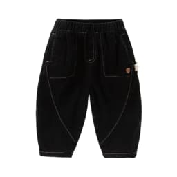 Dave Bella Children's Autumn Spring Jeans Boys Elastic Waist Cargo Pants Casual Sports Pocket Jogger Trousers DB3252574