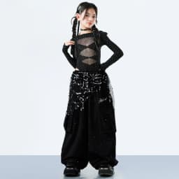 Fashion Girls Hiphop Jazz Dance Wear Performance Clothings Suit Teenage Kids Streetwear Hip Hop Costume Korean Child y2k Outfit