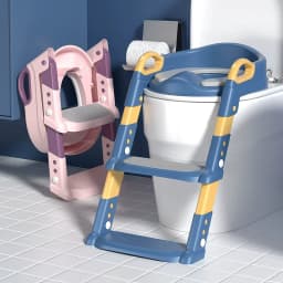 Newly Upgraded Children's Toilet Foldable Kids Potty Training Potty Seat Ladder Portable Baby Toilet Urinal Pot Step Stool