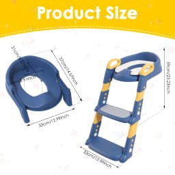 Newly Upgraded Children's Toilet Foldable Kids Potty Training Potty Seat Ladder Portable Baby Toilet Urinal Pot Step Stool