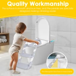 Newly Upgraded Children's Toilet Foldable Kids Potty Training Potty Seat Ladder Portable Baby Toilet Urinal Pot Step Stool