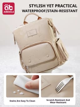 AIBEDILA Diaper Bag Backpack Women's Bag Backpack Baby Diaper Bag Maternity Backpack Kit Large Capacity Partition Shoulder Bag