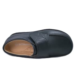 Ortoluckland Kids School Shoes Children Black Leather Orthopedic Footwear British Boys Moccasins Sandals for Teenagers