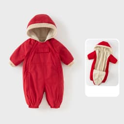 Dave Bella Baby Newborn Jumpsuit Autumn Winter Creeper Girls Boys Fashion Romper Outdoor Warm Baby Jumpsuit DB12022-C