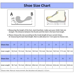 Princepard Kids Orthopedic Sneakers with Ankle Support for Clubfoot and Flatfeet Tennis Footwear Children's Corrective Shoes