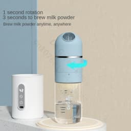 Dr.Green 4S Thermostatic Newborn Baby Bottle Wide Mouth PPSU 180mL/240mL Sealed isolation Fast milk filling Removable/Washable