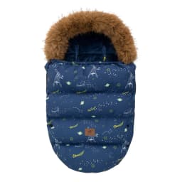 Footmuff In Stroller Baby Envelope Navy Blue Space Printed For Boys Winter Warm Outside Windproof Universal Stroller Accessories