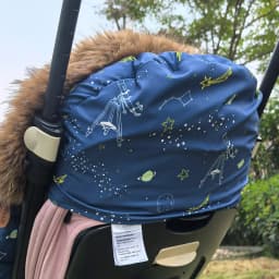 Footmuff In Stroller Baby Envelope Navy Blue Space Printed For Boys Winter Warm Outside Windproof Universal Stroller Accessories