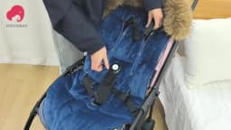 Footmuff In Stroller Baby Envelope Navy Blue Space Printed For Boys Winter Warm Outside Windproof Universal Stroller Accessories