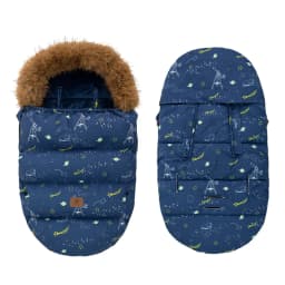 Footmuff In Stroller Baby Envelope Navy Blue Space Printed For Boys Winter Warm Outside Windproof Universal Stroller Accessories
