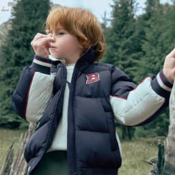 Dave Bella Boys White Down Parka Jacket for Children Winter Warm Baseball Down Coats Waterproof Outwear Clothes DK4253794