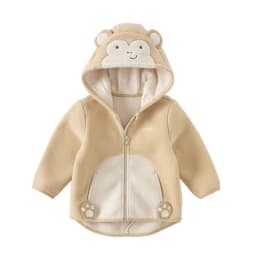 Dave Bella Children's Autumn Winter Warm Hooded Coat for Boys Girls Casual Soft Top Kids Warm Outdoor Outwear Jacket DBX14462