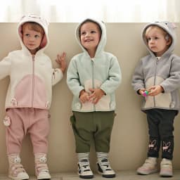 Dave Bella Children's Autumn Winter Warm Hooded Coat for Boys Girls Casual Soft Top Kids Warm Outdoor Outwear Jacket DBX14462