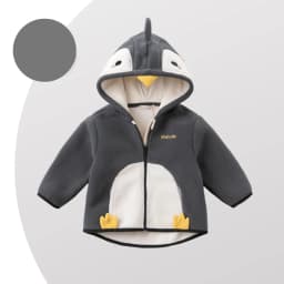 Dave Bella Children's Autumn Winter Warm Hooded Coat for Boys Girls Casual Soft Top Kids Warm Outdoor Outwear Jacket DBX14462